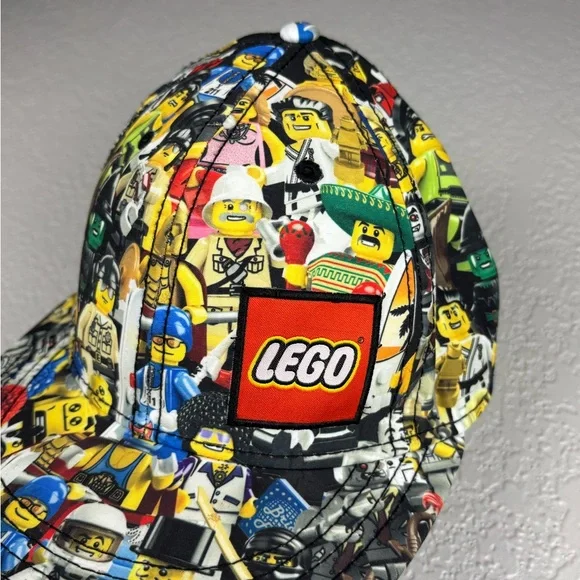 Lego 2011 Mini Figure Print Medium Snapback Hat - Picture 4 of 10